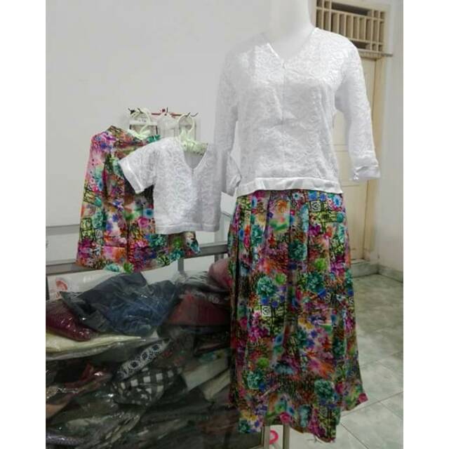 Baju Setelan Rok Couple Ibu dan Anak