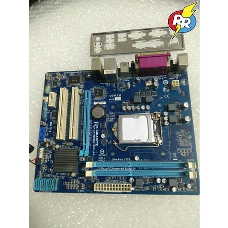 Motherboard Mobo Mainboard Pc Merk Gigabyte H61 Socket 1155 Support Ivy sedikit Minus Murah