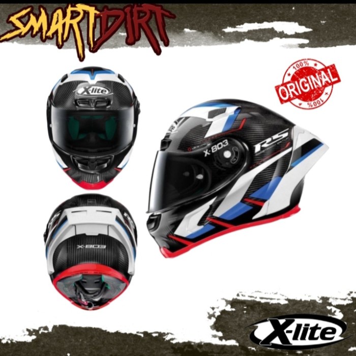 HELM MOTOR X-LITE X803 RS ULTRA CARBON HELM FULL FACE X-LITE X803 ORI
