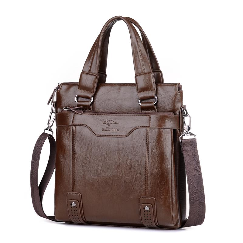 Kangaroo Pria Tas Tote Bag Pria Bisnis Tas Kulit Bahu Kangaroo Pria Tas Tote Bag Pria Bisnis Tas Kulit Bahu