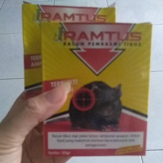 Racun Obat Tikus Ramtus Racun Tikus Ampuh Mati Kering Perangkap Pengusir Jebakan Tikus Massal Rt2