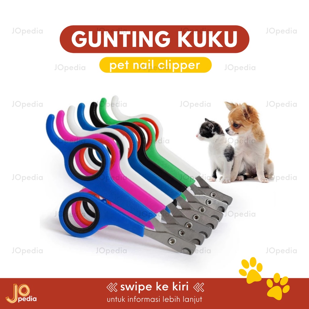 GUNTING KUKU Kucing Anjing Kelinci Musang Pet Nail Clipper Scissors