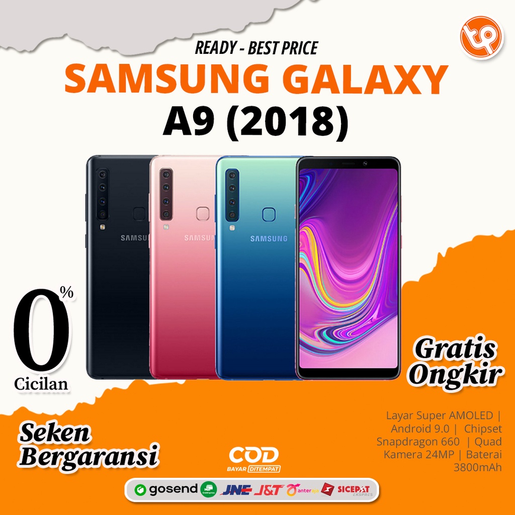 Samsung A9 2018 6/128GB Resmi Sein Hp Second Bekas Murah