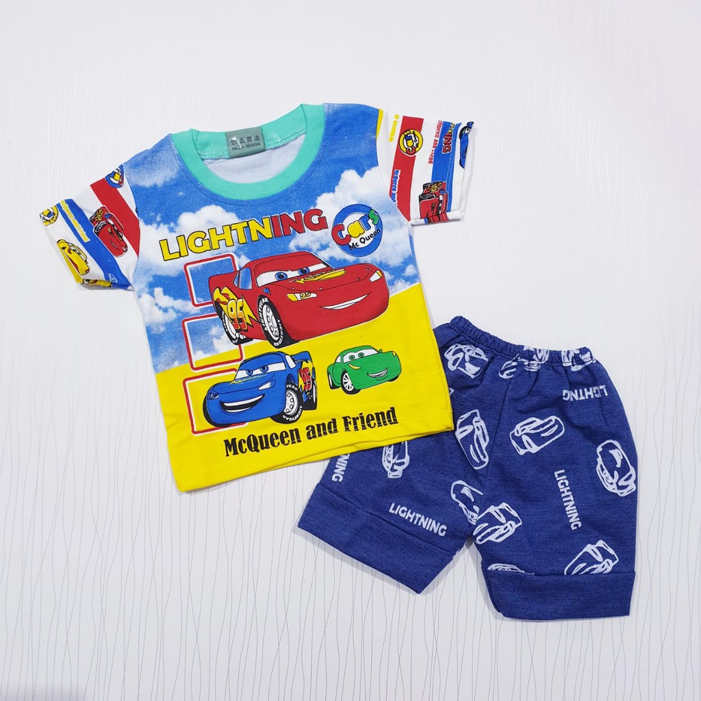 Baju Bayi / Piyama anak laki / Setelan Oblong Anak 0-12 Bulan / Setelan Anak Katun