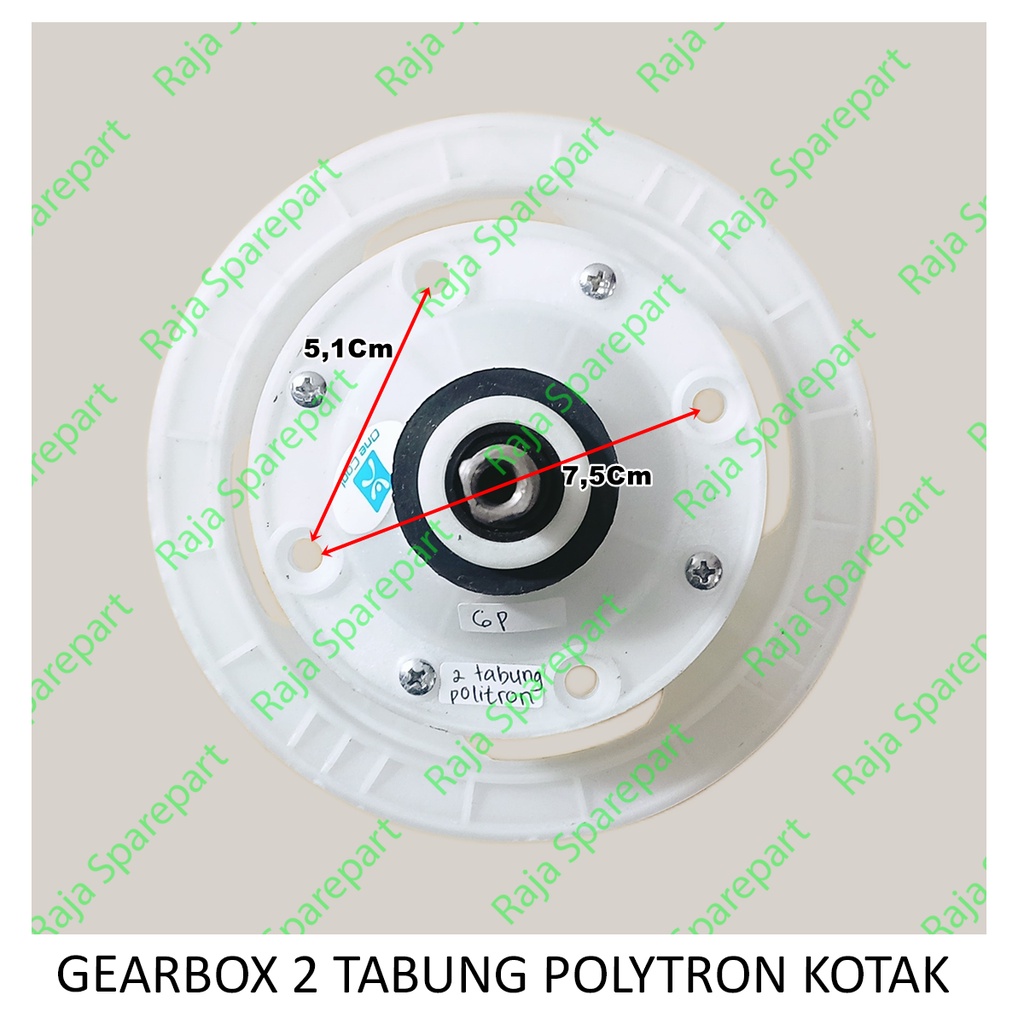 Gearbox Mesin Cuci 2 Tabung Polytron as kotak GB20