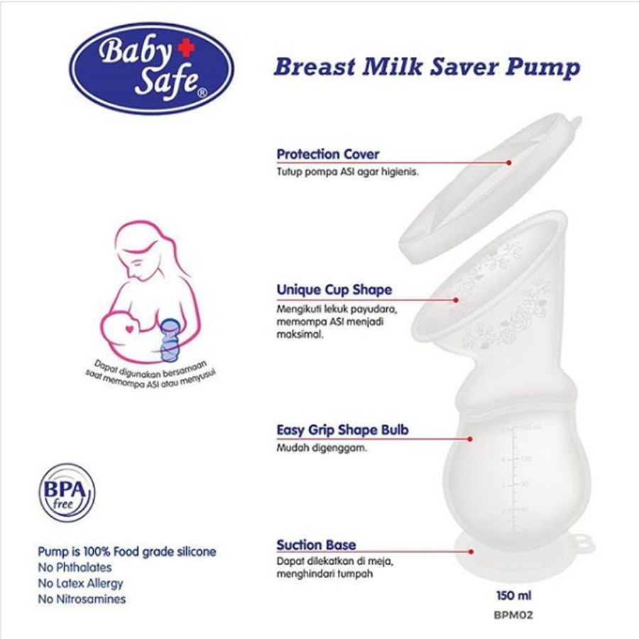 Baby Safe BPM02 Breast Milk Saver Pump 150 ml