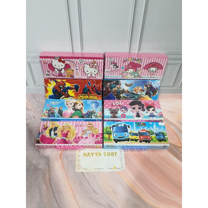 kotak pensil dus ada bisa kunci password KODE ukuran MINI 1tingkat-3