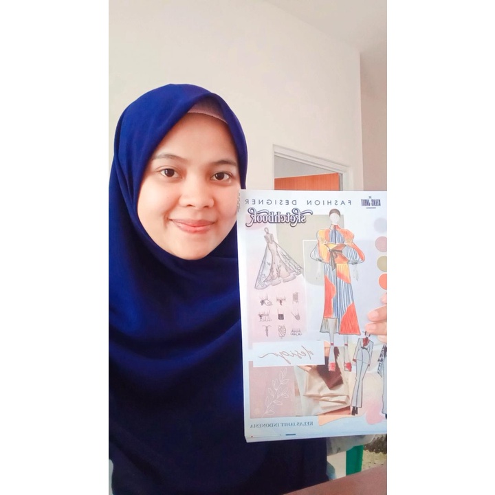 Buku Fashion Designer Sketchbook  Style Figure Drawing Desain Fashionary-1