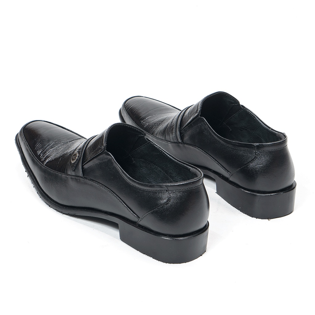 Sepatu Pantofel Pria Formal Kerja Kantor Kulit Sapi Asli Outsol Karet F7007
