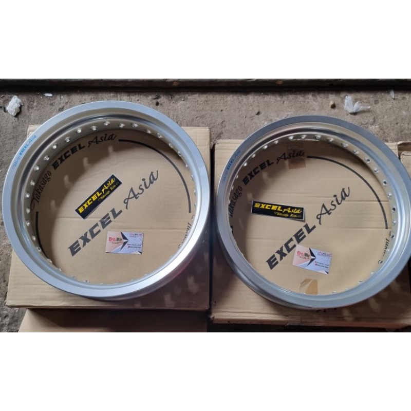 velg jari jari supermoto takasago excelasia crf , klx , wr155 300/350-17 silver