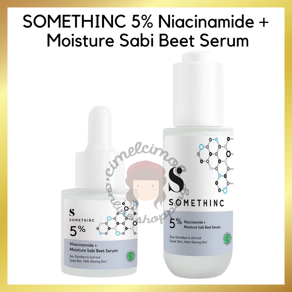 [PROMO SPESIAL] BPOM SOMETHINC 5% Niacinamide + Moisture Sabi Beet Serum 20ml 40ml 100% ORIGINAL