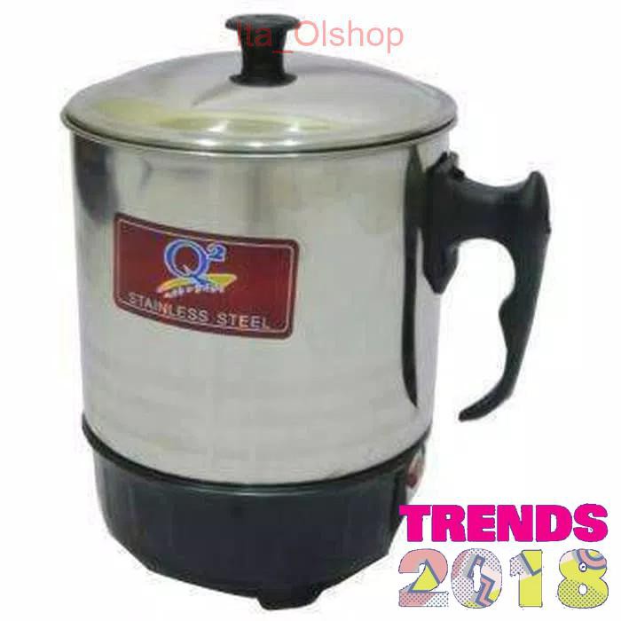 MUG TEKO LISTRIK STAINLESS 12 CM