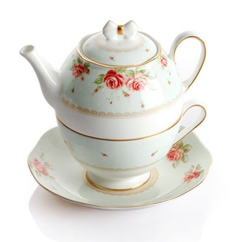 PROMO CUCI GUDANG  ST.JAMES Tea for one w/c & cup (Teapot dan Cup)