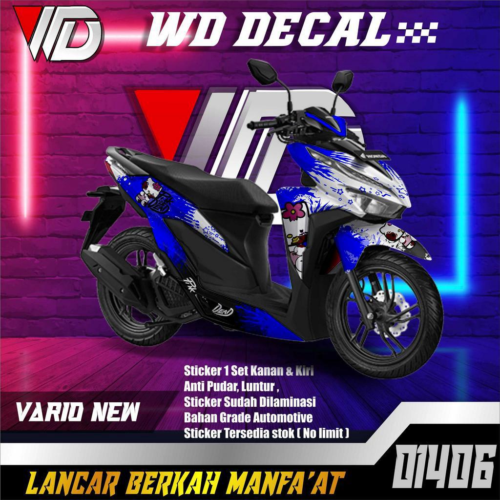 01406 DECAL STICKER SEPEDA MOTOR HONDA VARIO 125