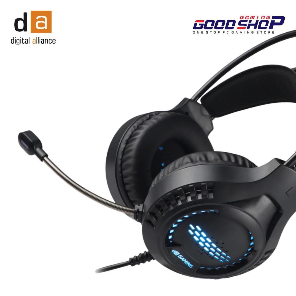 Digital Alliance Headset Gaming VIVID RGB LED Wired - Gaming Headset