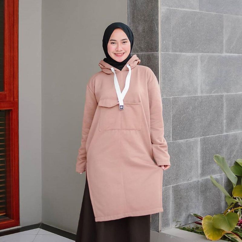 Hawa long sweater fashion wanita