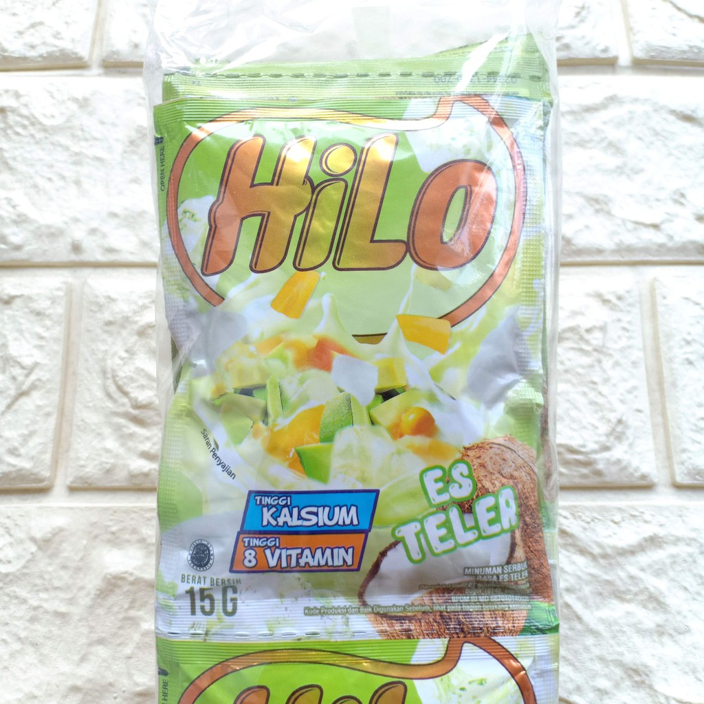 Hilo Sachet Susu White Avocado Chocolate Choco Hazelnut Swiss School Coklat Thai Tea Es Teler Ketan Hitam 14gr