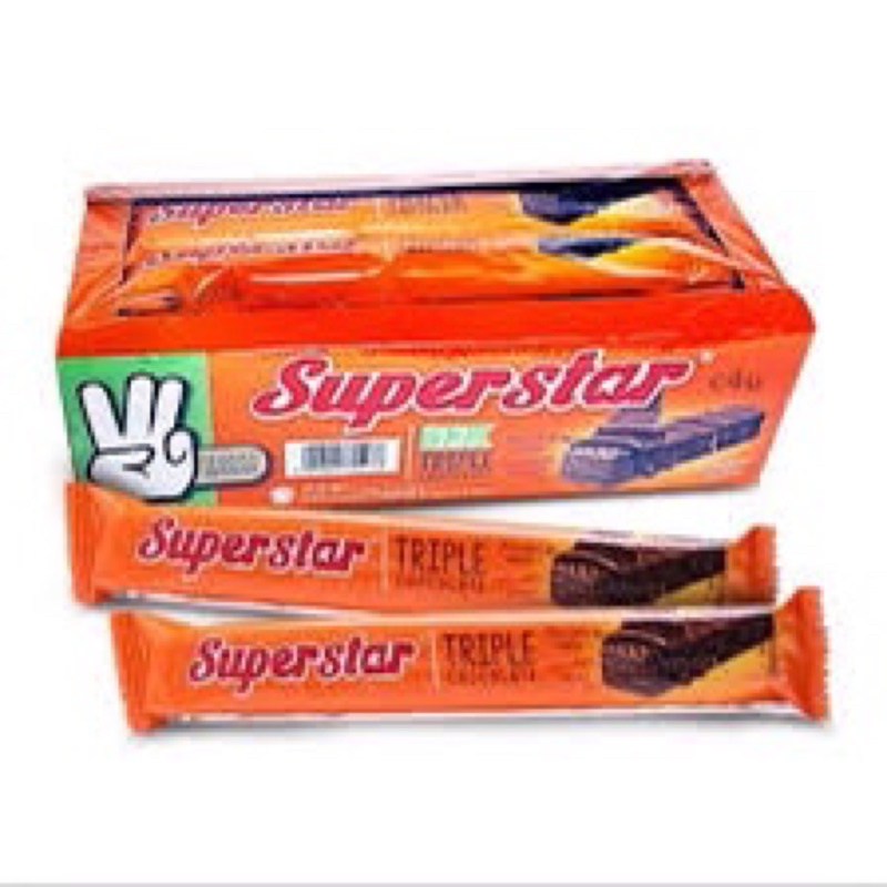 

Wafer Superstar Coklat Ecer 18gr