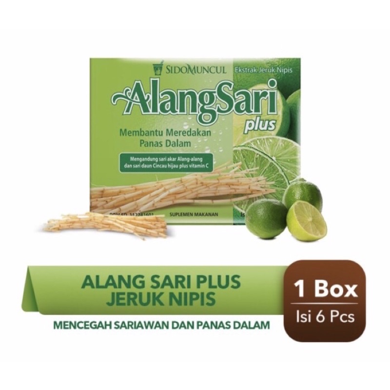 Sidomuncul alangsari plus jeruk nipis ( meredakan panas dalam )