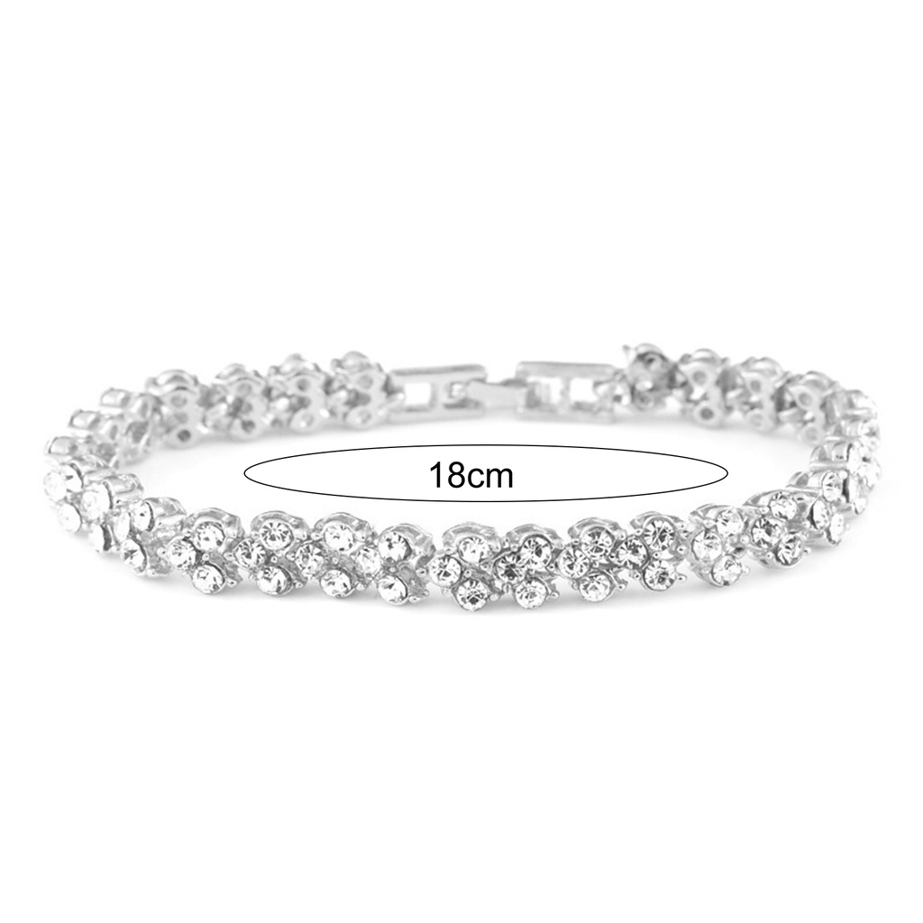 Hu Hu Hu Hu Hu Alat Bantu Pasang Kacamata♡ Gelang Bentuk Hati Bahan Alloy Aksen Berlian Imitasi Untuk Pengantin