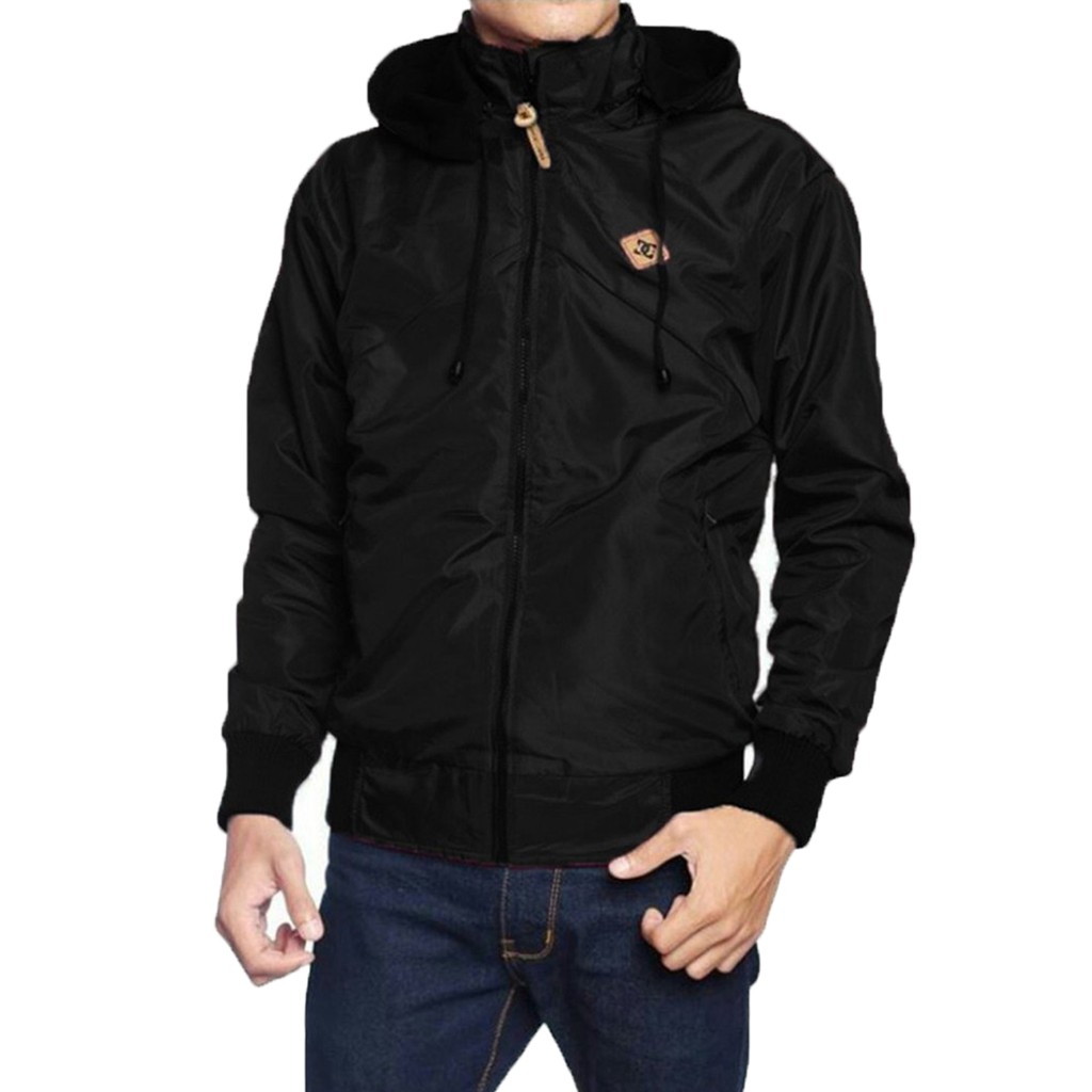 TURUN HARGA ! Jaket Parasut Outdoor - Jaket Bolak-Balik BB DC 2in1 Cowok Cewek - Jaket Motor