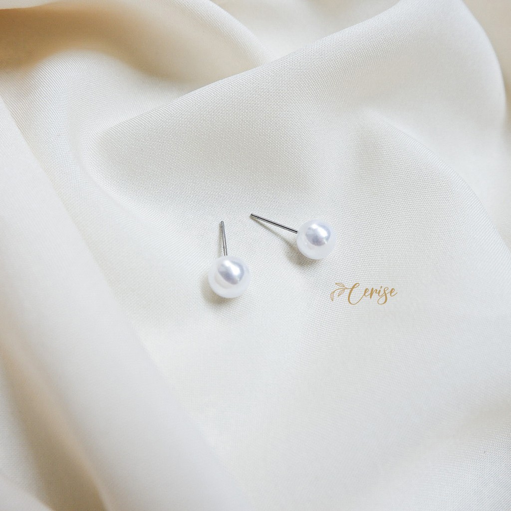 Almeta earrings | Anting tusuk korea mutiara cantik aksesoris wanita korean style trendy stylish