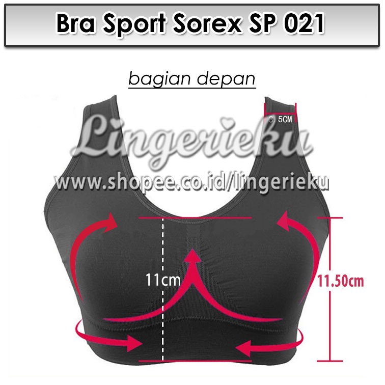 Sorex SP 021 BH Senam Olahraga Sport Bra Wanita Terbaru Dijamin Murah