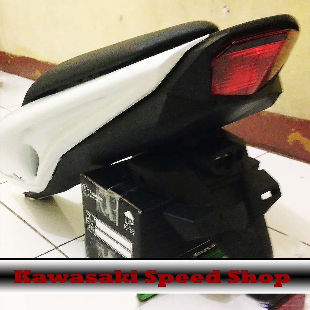 Body Belakang Ninja RR New Set Polos Putih Bisa Upgrade Ninja RR Old Ke Ninja RR New Original Kawasa