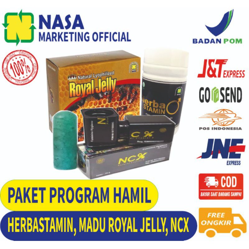 Paket Program Hamil Nasa untuk membantu program hamil bagi para suami istri