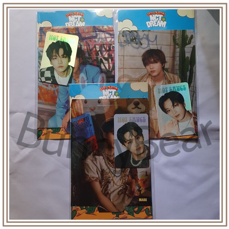 [READYSTOCK] NCT DREAM JAEMIN HAECHAN MARK MD HOT SAUCE HOLOGRAM STAND