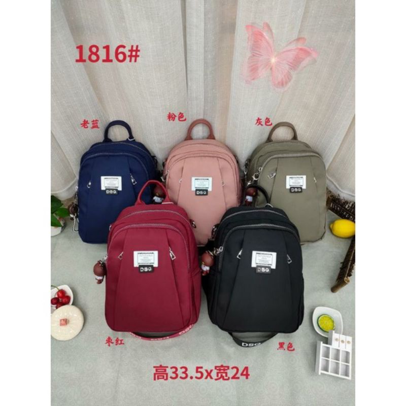 Tas wanita ransel dan selempang DSQ* 1816 import terbaru