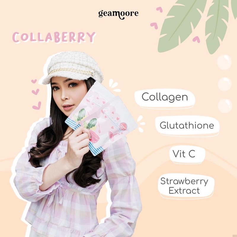 GEAMOORE - COLLABERRY Collagen Drink 55gr | Minuman Kolagen