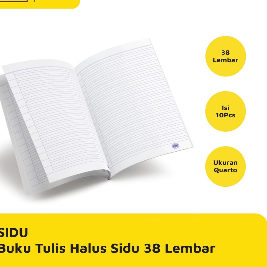 

Best - BUKU TULIS HALUS SIDU 38 LEMBAR 1PACK