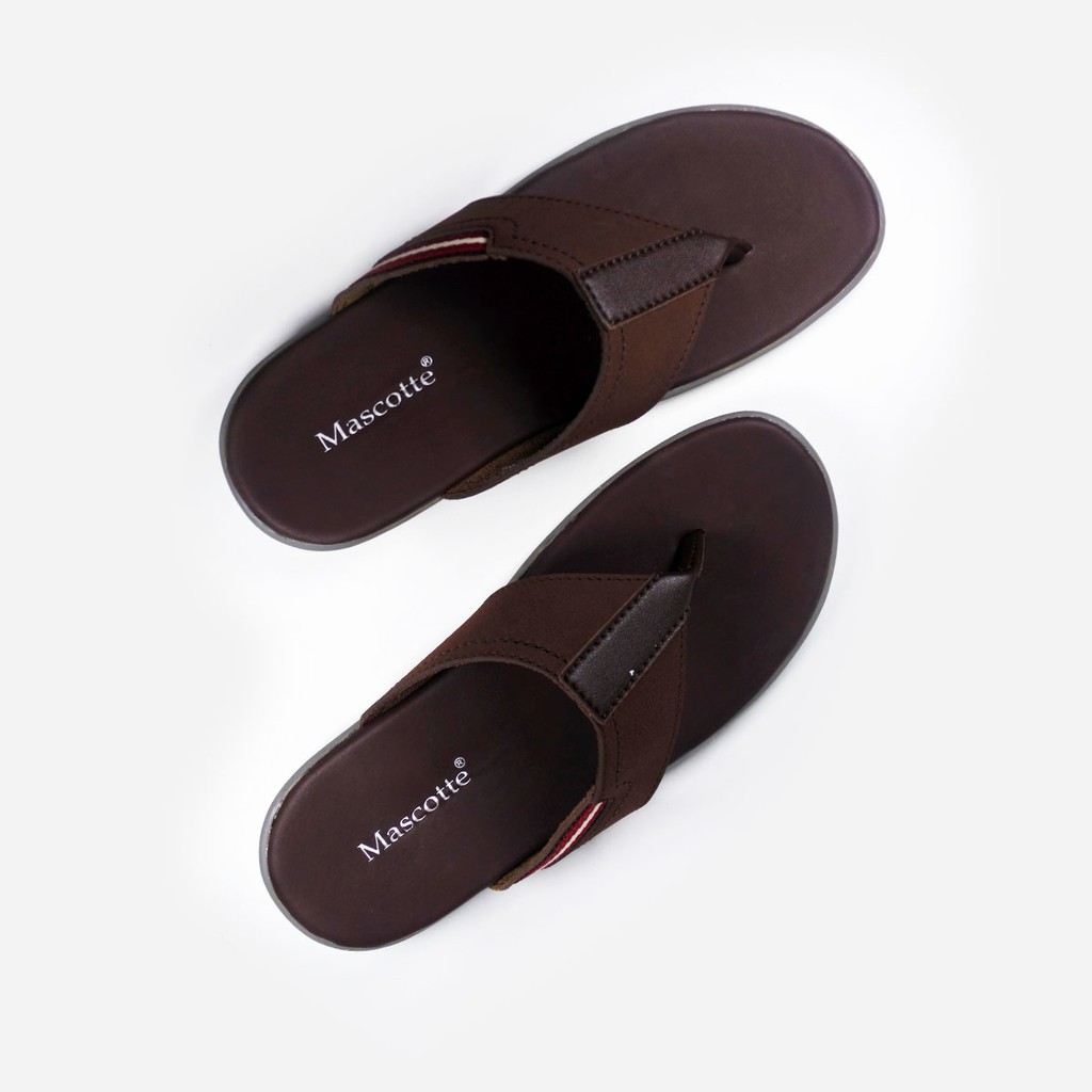 Mascotte LEVEN Sandal Pria 725 001-002 [ Hitam, Grey dan Brown ] / Ramayana Jatinegara