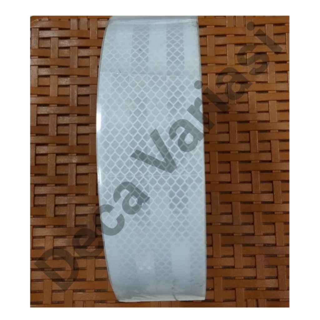 

Stiker box / Stiker reflektor / Stiker pemantul cahaya warna Putih