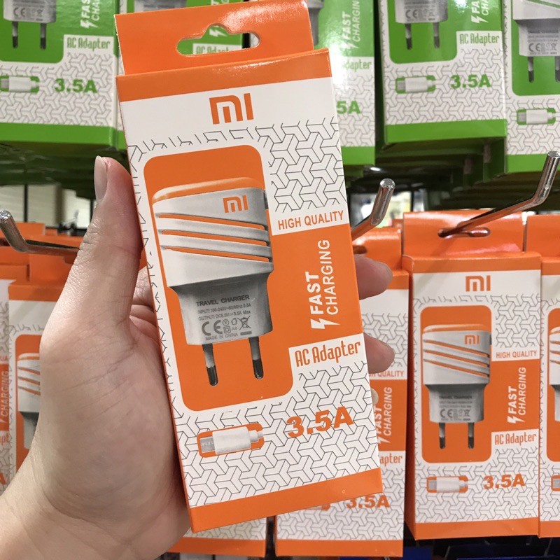 CHARGER XIAOMI GARIS LED 2.1A USB 2PORT KABEL MICRO USB PACKING IMPORT