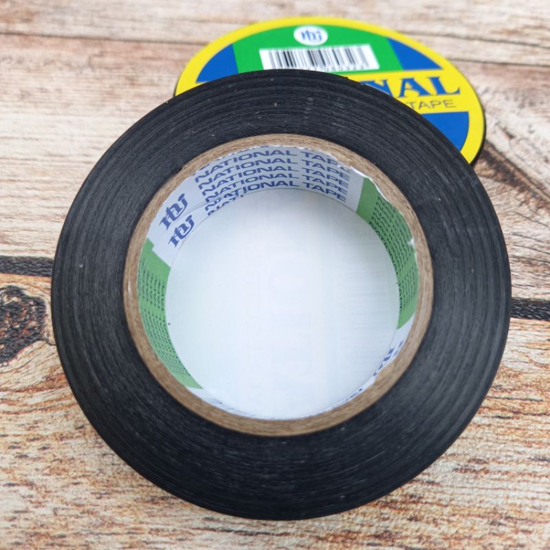 NATIONAL isolasi -VINYL ELECTRICAL TAPE/isolasi listrik/tape national/vinyl/isolasi hitam murah