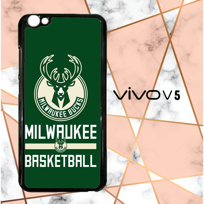 milwaukee bucks logo Z5345 Casing Custom Hardcase VIVO V5 Case Cover