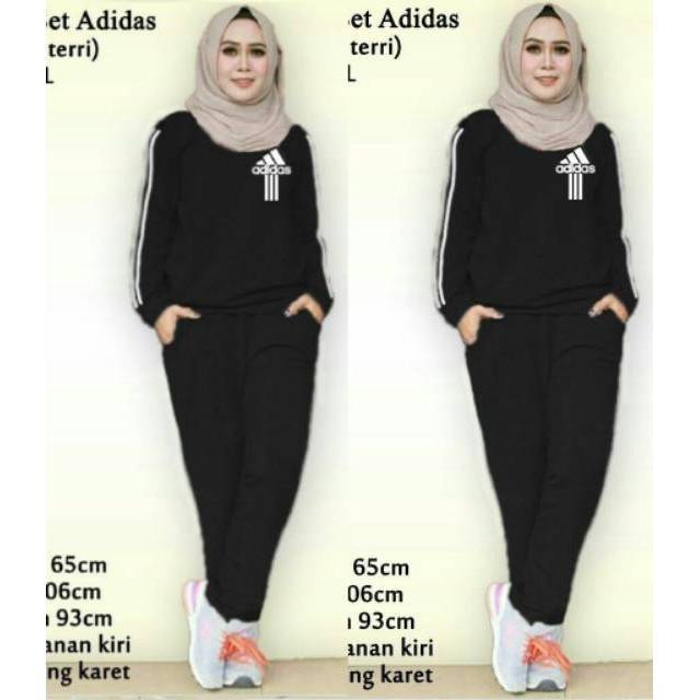 Setelan jumbo training adidas, setelan training, olah raga wanita, setelan olahraga,kekinian setelan