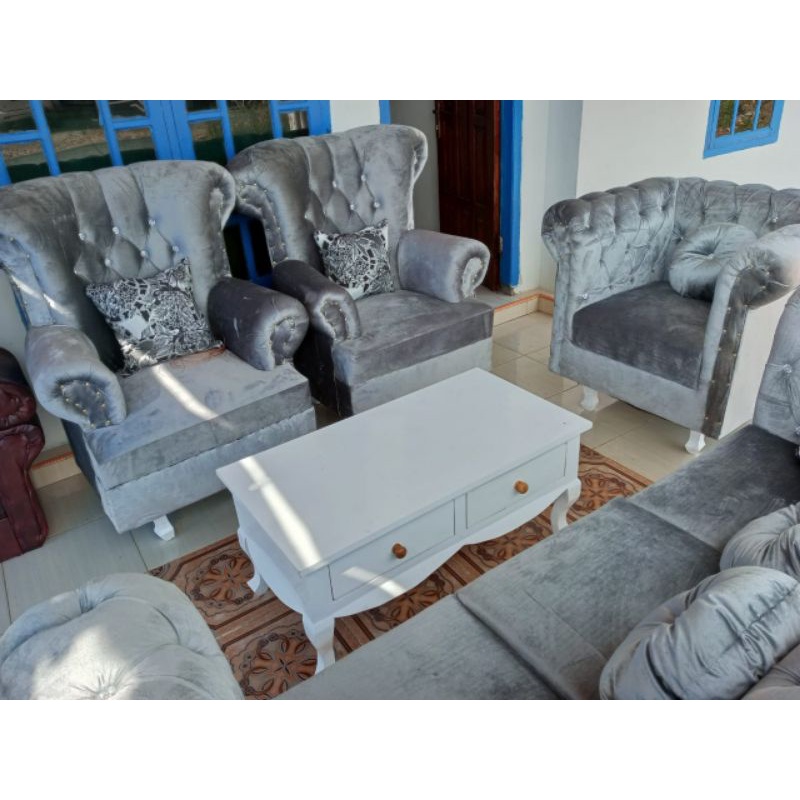 ready sofa turki meja kayu laci abu foxi