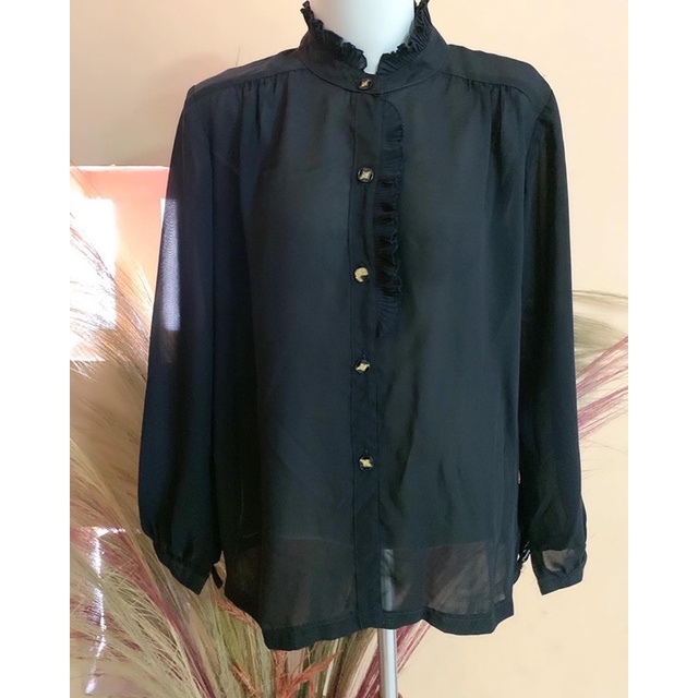 PRELOVED KEMEJA HITAM