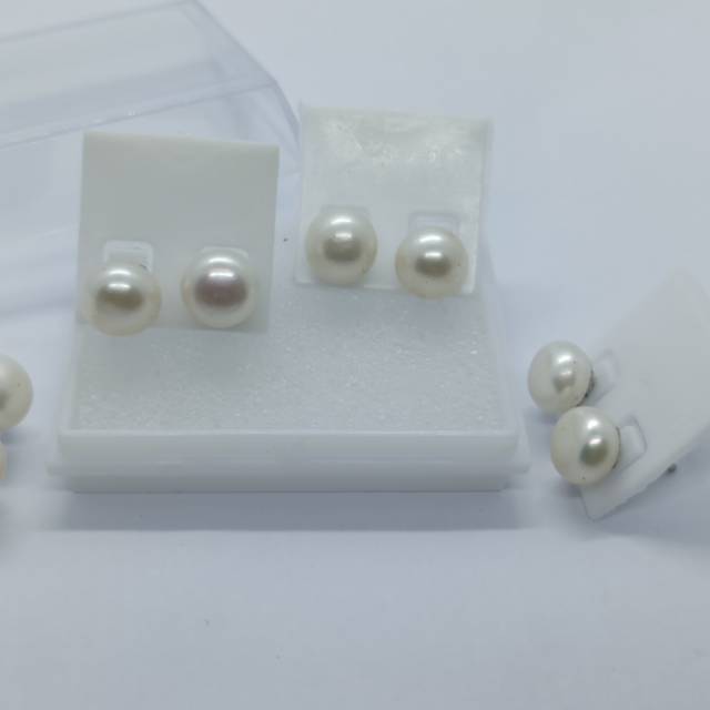 Giwang mutiara Air tawar 10mm