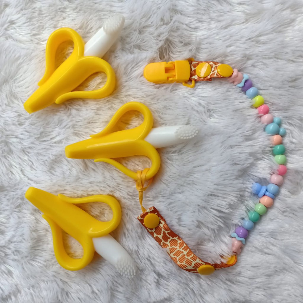 Klip tali empeng pacifier holder anti jatuh penjepit teether