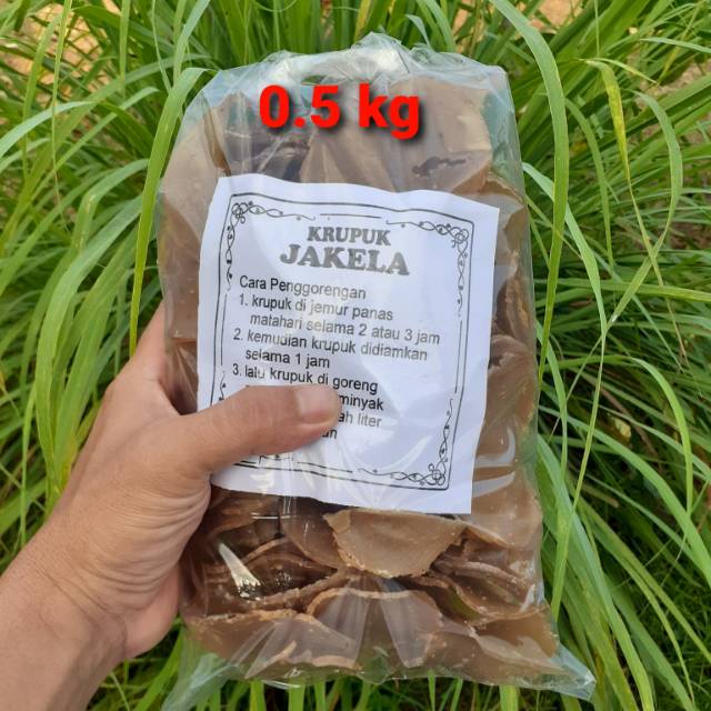 

Kerupuk rasa bawang putih,bumbu alami,,JAKELA ( mentah ) 0.5 kg