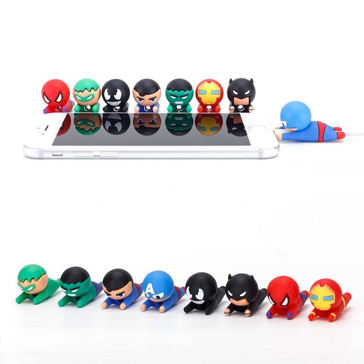 Cable Saver Bite Avengers Pelindung Ujung Kabel Avenger Cable Protector Hp iPhone