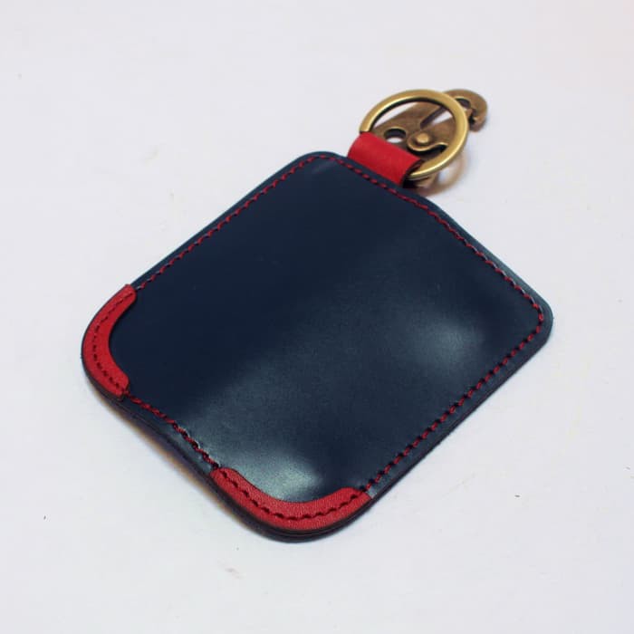 dompet stnk mobil motor model slim gantungan kunci biru merah PHKC645