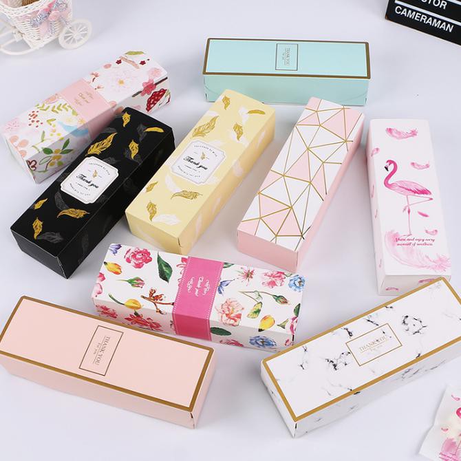 

BARU Box Persegi panjang Motif Krakter Craft Bungkus Kemasan Kue - Box Tribal