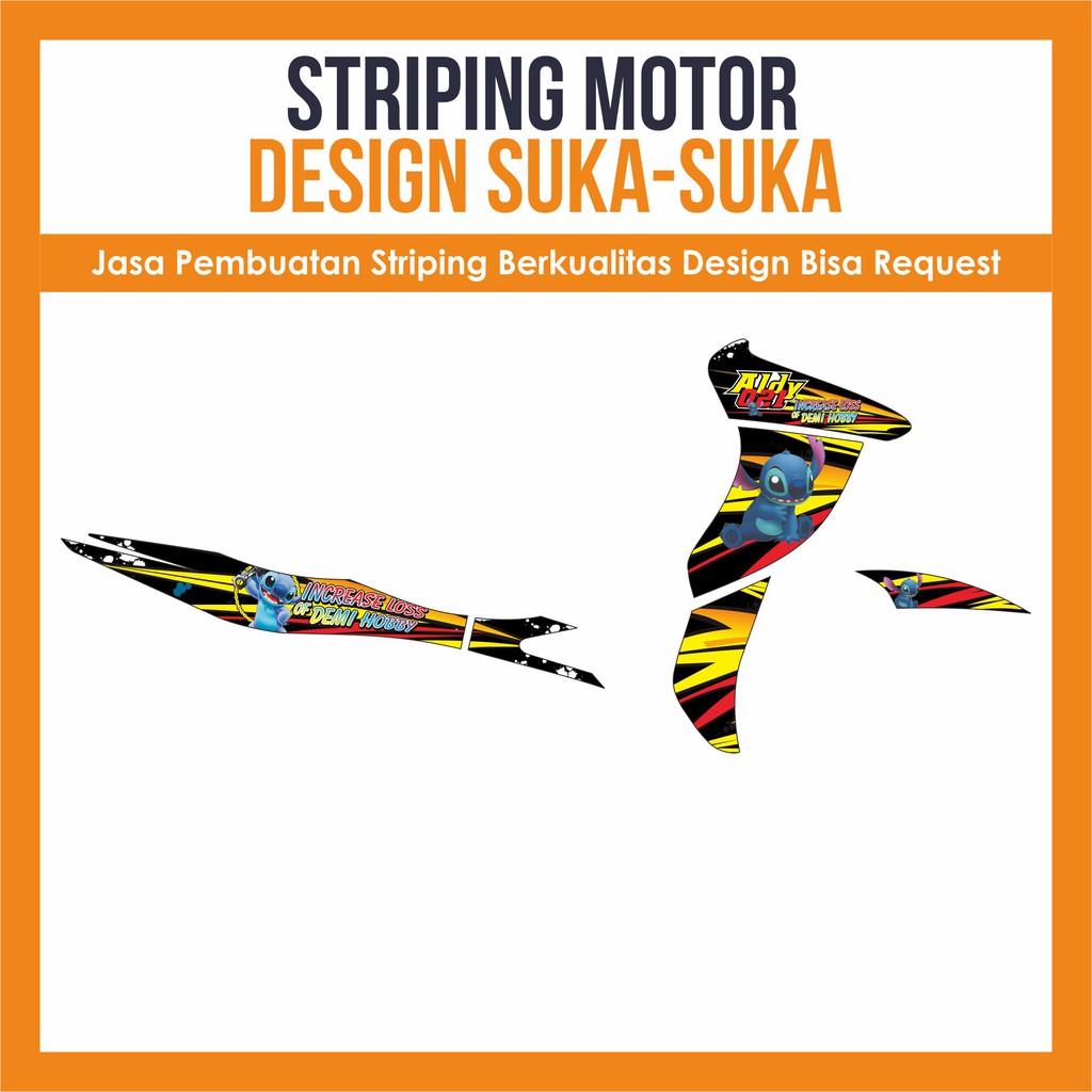 Striping Decal Lis Jupiter Z Road Race Semi Full Body Design Bisa