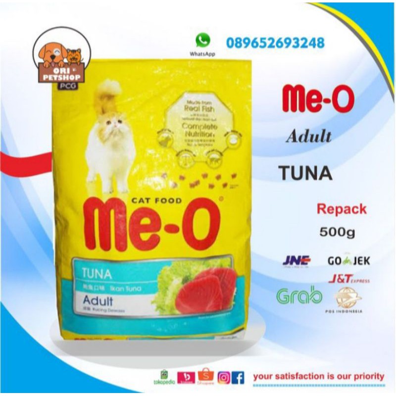 meo tuna meo adult tuna repack 500g or cat food