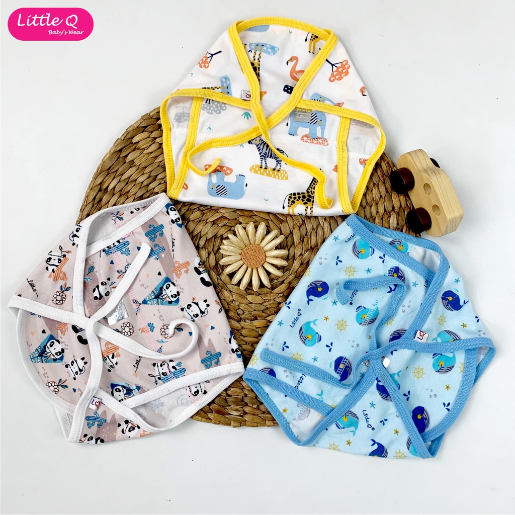 Little Q Popok Kain Bayi Motif Isi 6pcs